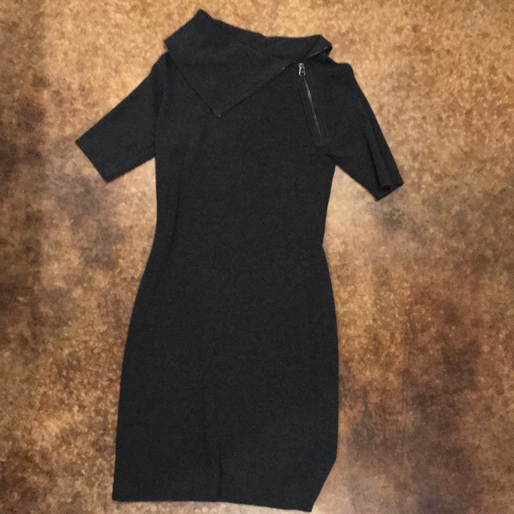 Dark gray Calvin Klein sweater dress